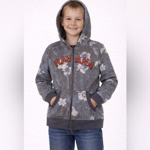 Boys Havana zip up hoodie size 9-10 years NWOT